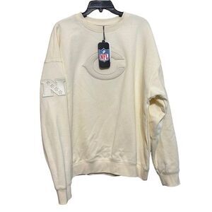 NWT Chicago Bears Pro Standard Neutral Drop Shoulder Fleece Crewneck Size Large